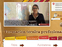 Tablet Screenshot of formaciontecnicabolivia.org